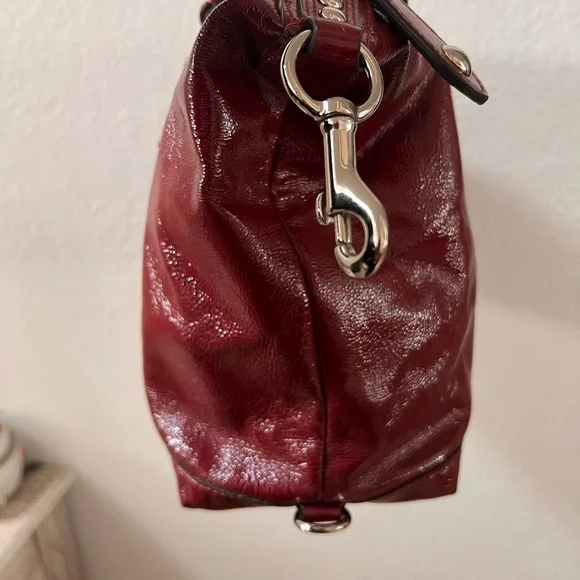 COACH Ashley Red Patent Satchel/Shoulder Bag F15455 - Picture 12 of 13